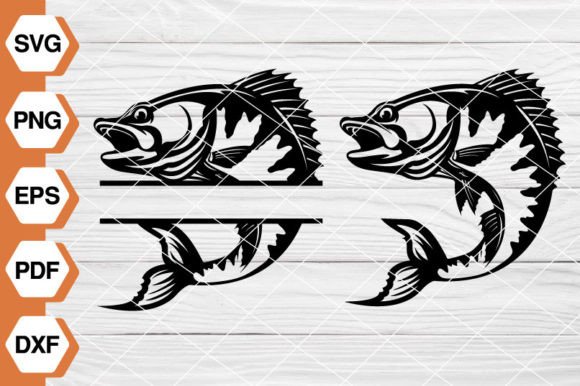 Bass Fish SVG