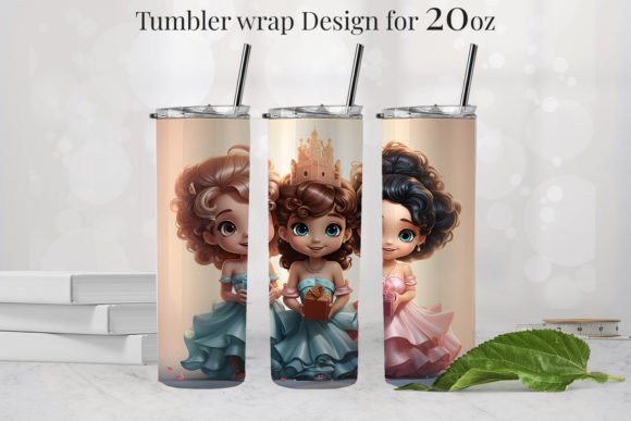 Princess Tumbler Design 20oz PNG 804 1