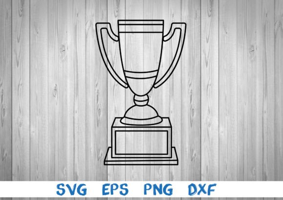 Trophy Cup Outline