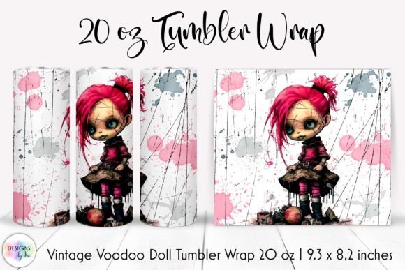 Voodoo Doll Tumbler Wrap